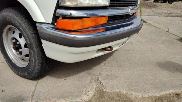 1998-2005 S10 Blazer Front Bumper Assembly With Brackets Oem White 50U 15094048 — photo 7