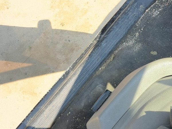 2002-2005 Dodge Ram 1500 Driver Left Lower Kick Trim Panel Oem Dark Gray V9Dv — photo 3