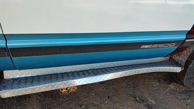 88-00 Gmc Sierra 2500 Passenger Right Front Moulding From Door Oem Trim Strip