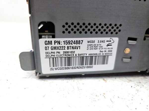 2006-2007 Buick Lucerne Stock Radio Oem Factory Stereo Cd Player 15223392 — photo 9