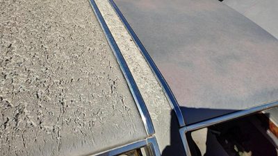 85 Mercury Grand Marquis Passenger Right Rear Chrome Trim Moulding Pair On Roof