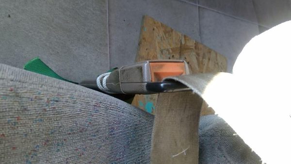 1992-1995 Chevy Astro Driver Left Front Seat Belt Buckle Receiver Oem Tan — photo 7