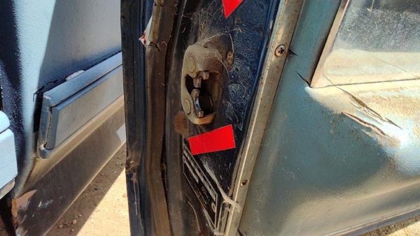 64-66 Ford Thunderbird Coupe Driver Left Front Door Latch With Rods/Cables Oem — photo 3