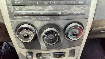 09-13 Toyota Corolla Temperature Control Module In Dash Heater Ac Head Unit Oem
