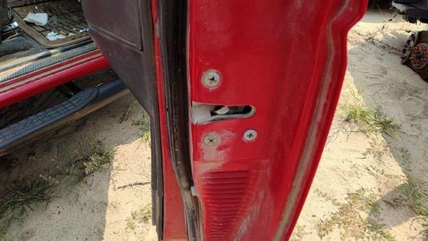 91-95 Nissan Pathfinder Passenger Right Front Door Latch With Rods/Cables Oem — photo 1