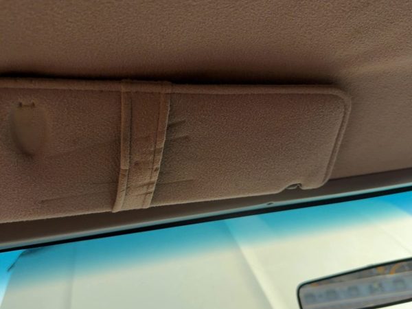 87-97 Ford F250 Driver Left Sun Visor Oem Brown Rk — photo 2