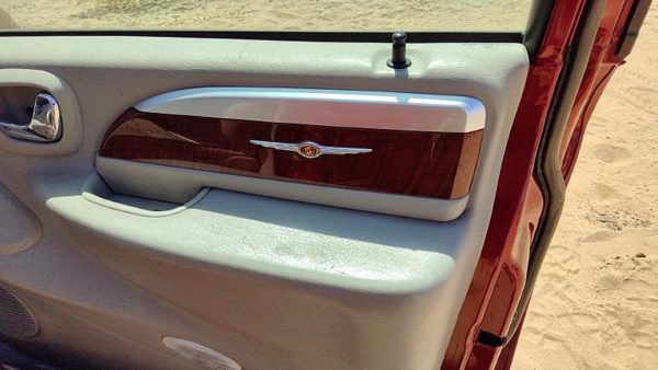 06-07 Town Country Passenger Right Front Door Trim Panel With Switches Khaki J1 — photo 2