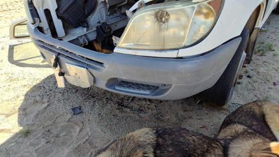 2006 Dodge Sprinter 3500 Front Bumper Assy. Van White P01