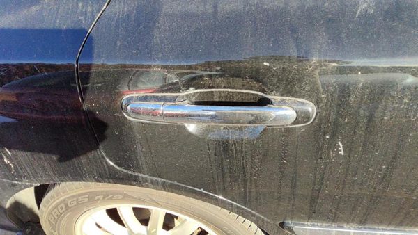 2001-2005 Hyundai Xg350 Passenger Right Rear Outside Door Handle Oem Back Black — photo 2