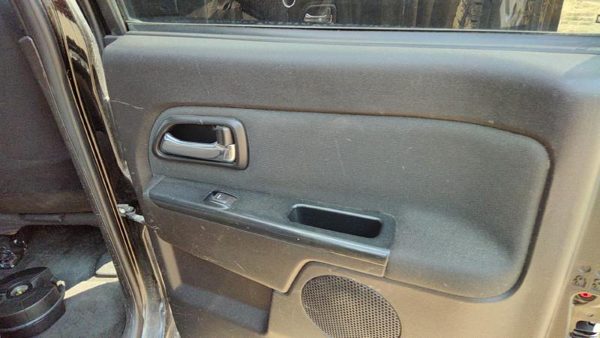 07-12 Canyon Passenger Right Rear Door Trim Panel With Switches Back Ebony 19J — photo 3