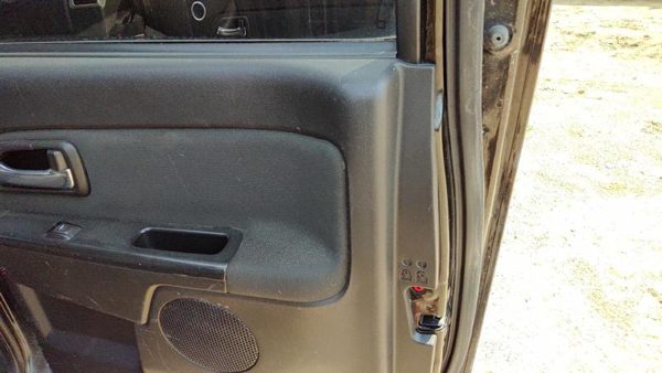 07-12 Canyon Passenger Right Rear Door Trim Panel With Switches Back Ebony 19J — photo 2