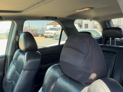 2001-2002 Acura Mdx Pair Of Front Headrests Oem Left Right Set Seat Black D