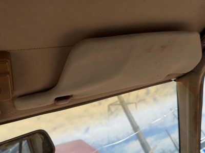 1985-1987 Nissan Maxima Passenger Right Sun Visor Oem 4Dr Sedan Gray