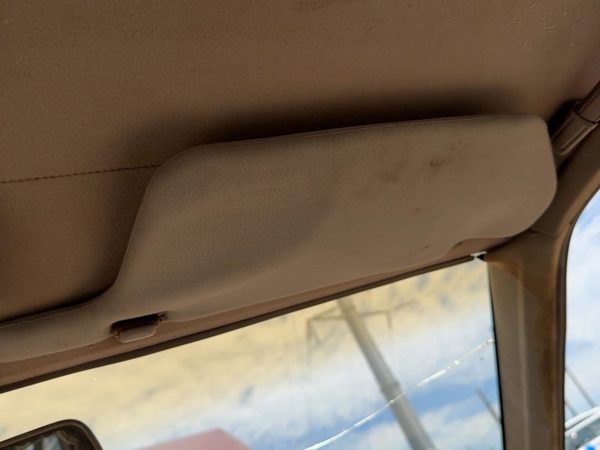1985-1987 Nissan Maxima Passenger Right Sun Visor Oem 4Dr Sedan Gray — photo 3