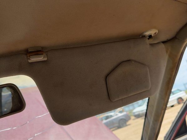 1985-1987 Nissan Maxima Passenger Right Sun Visor Oem 4Dr Sedan Gray — photo 4