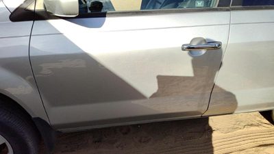 2004 Acura MDX Front Door LH Silver