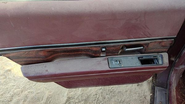 1998 LH Buick Lesabre Driver Left Rear Door Trim Panel With Switches Back Red — photo 4