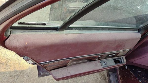 1998 LH Buick Lesabre Driver Left Rear Door Trim Panel With Switches Back Red — photo 3