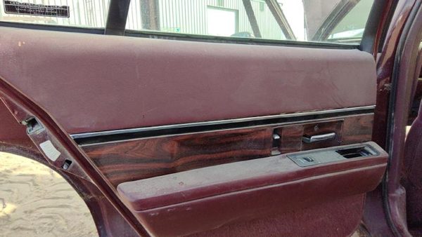 1998 LH Buick Lesabre Driver Left Rear Door Trim Panel With Switches Back Red — photo 5