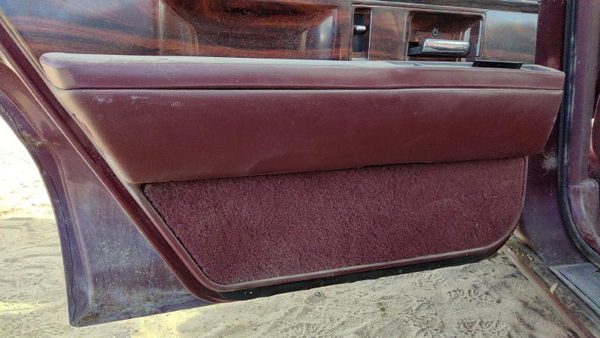 1998 LH Buick Lesabre Driver Left Rear Door Trim Panel With Switches Back Red — photo 6