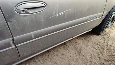 97-00 Buick Century Passenger Right Front Moulding From Door Trim Strip Silver