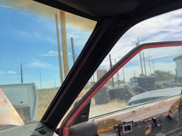 1988 Toyota Fx Passenger Right A Pillar Trim Windshield Post Panel Oem Gray — photo 3