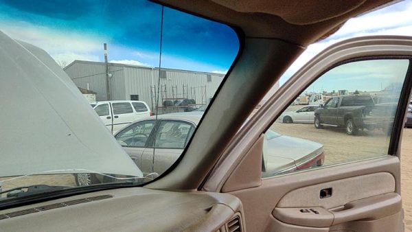 02 Silverado 2500 Hd Passenger Right A Pillar Trim Windshield Post Panel Tan 52D — photo 2