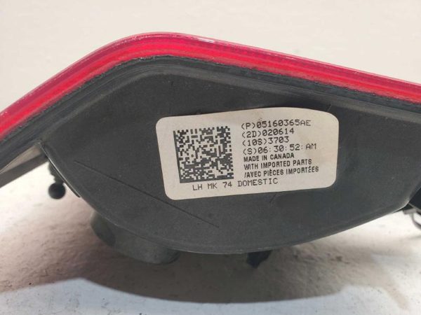 2008-2017 Jeep Patriot Driver Left Tail Light Oem Brake Lamp Rear 5160365Ag — photo 7