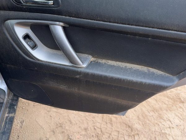 08-09 Legacy Outback Passenger Rear Door Trim Panel With Switches Back Black — photo 6