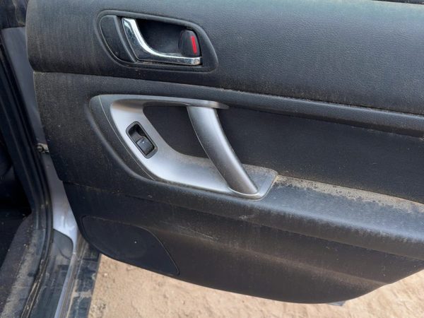 08-09 Legacy Outback Passenger Rear Door Trim Panel With Switches Back Black — photo 5