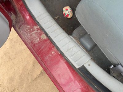 2006-2010 Pt Cruiser Driver Left Rear Lower Sill Plate Step Trim Panel Oem Gray