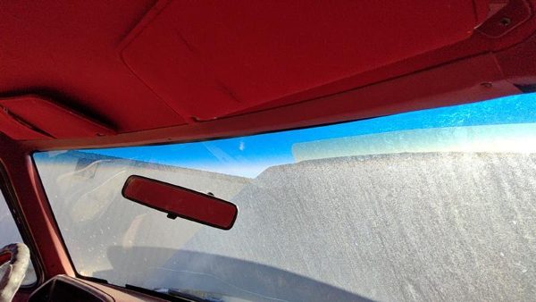 1987-1991 Ford F150 Red Windshield Trim Set Oem Surround Strips — photo 3