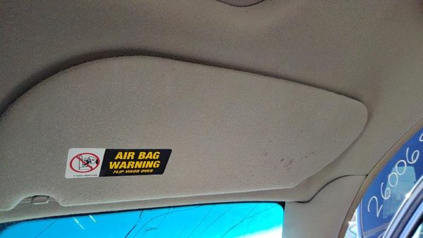2003-2004 Lincoln Town Car Passenger Right Sun Visor Oem Gray 3W1z5404104aac — photo 2