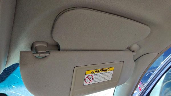 2003-2004 Lincoln Town Car Passenger Right Sun Visor Oem Gray 3W1z5404104aac — photo 4