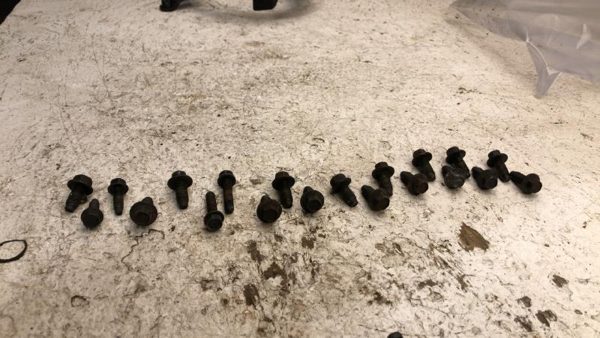 93-94 Buick Park Ave Timing Cover And Oil Pan Bolts Hardware 3.8L Supercharged — photo 6