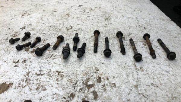 93-94 Buick Park Ave Timing Cover And Oil Pan Bolts Hardware 3.8L Supercharged — photo 5