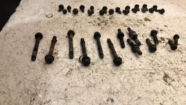 93-94 Buick Park Ave Timing Cover And Oil Pan Bolts Hardware 3.8L Supercharged — photo 7