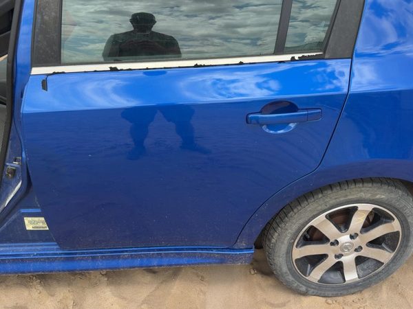 2012 Nissan Sentra Rear Door LH Blue B17 — photo 3