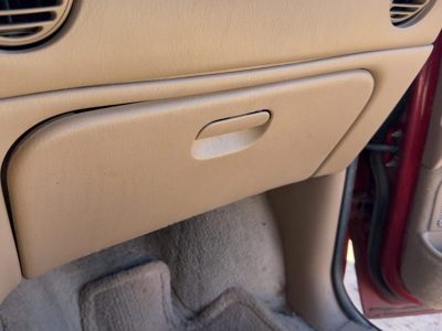 96-97 Town & Country Glove Box Assembly Complete Door With Latch Oem Tan Flk5