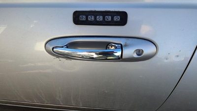 2003-2011 Lincoln Town Car Driver Left Front Outside Door Handle Oem Silver