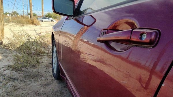 2006 Mitsubishi Galant Front Door LH 4DR P06 Ultra Red Pearl — photo 5