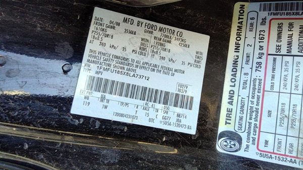 2008 Ford Expedition Lower Control Arm Rr RH — photo 6