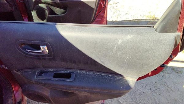 08-13 Rogue Passenger Right Rear Door Trim Panel With Switches Back G Black — photo 2