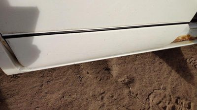97-03 Regal Passenger Right Rear Lower Moulding From Door Back Trim White 16U