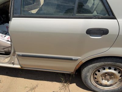 2000 Mazda Protege Rear Door LH Champagne Silver 4F