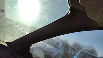 94-97 Ford Aspire Passenger Right A Pillar Trim Windshield Post Panel Oem Gray