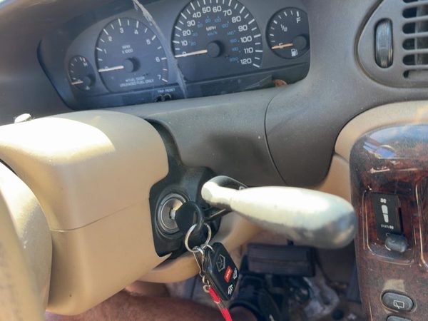 96-00 Chrysler Town & Country Steering Column Assembly Oem Column Shift Tan Flk5 — photo 2