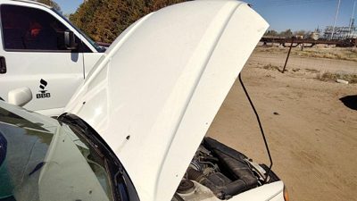 2000 Subaru Legacy Hood White 8Y3