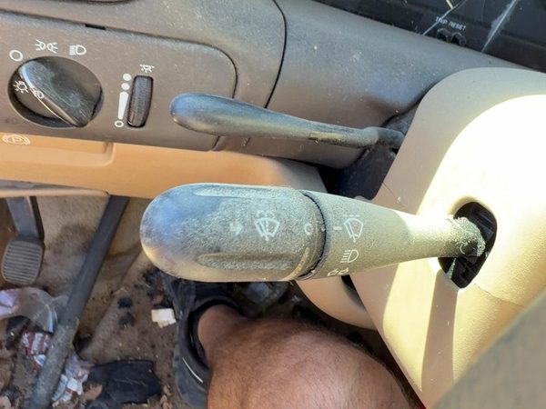 96-97 Town & Country Turn Signal Switch Windshield Wiper Lever Assembly Tan Flk5 — photo 2