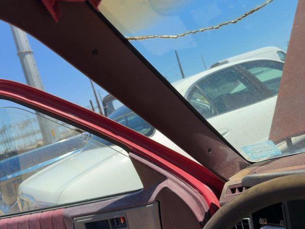 82-94 Chevy S10 Pickup Driver Left A Pillar Trim Windshield Post Panel Oem Red — photo 2